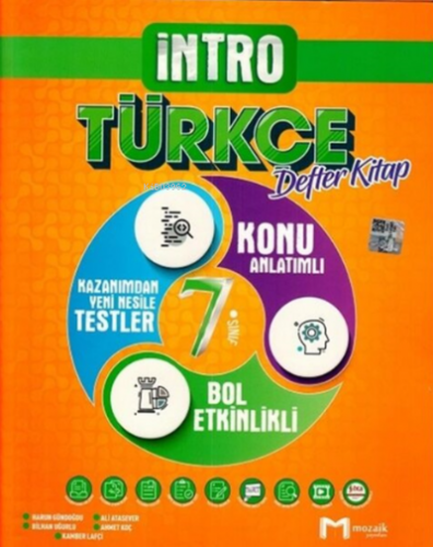 7.Sınıf Mozaik İntro Defter Türkçe - 2022 | Kolektif | Mozaik Yayınlar