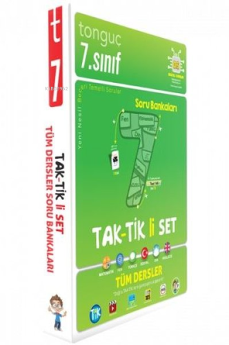 7.Sınıf Taktikli Tüm Dersler Soru Bankası Set | Kolektif | Tonguç Akad