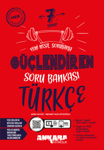 7. Sınıf Türkçe Güçlendiren Soru Bankası | Eren Akyüz | Ankara Yayıncı