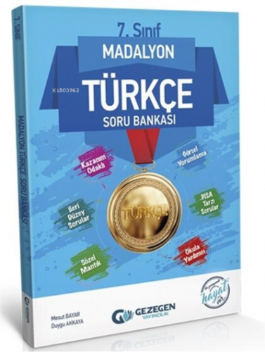 7.Sınıf Türkçe Madalyon Türkçe Soru Bankası | Kolektif | Gezegen Yayın