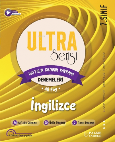 7. Sınıf Ultra Serisi İngilizce Deneme Kitabı (48 Föy) | Erhan Yıldız 