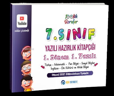 7. Sınıf Yazılı Hazırlık Kitapçığı 1. Dönem 1. Yazılı | Kolektif | NSN