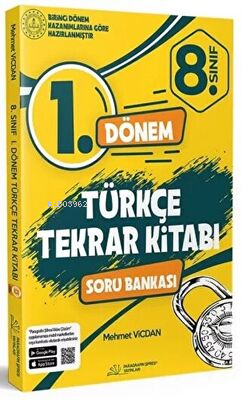 8. Sınıf 1. Dönem Türkçe Tekrar Kitabı Soru Bankası Paragrafın Şifresi