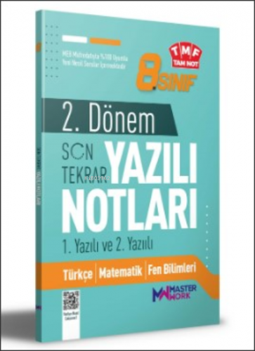 8. Sınıf 2. Dönem 1. ve 2. Yazılı Notları Son Tekrar | Kolektif | Mast