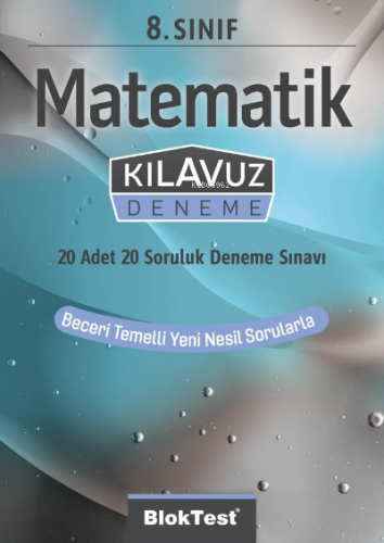 8.Sınıf Bloktest Matematik Kılavuz Deneme | Kolektif | Bloktest Yayınl