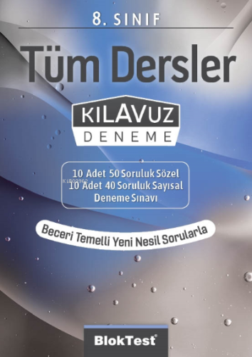 8.Sınıf Bloktest Tüm Dersler Kılavuz Deneme | Kolektif | Bloktest Yayı