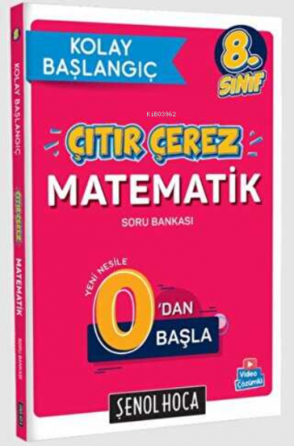 8. Sınıf Çıtır Çerez Matematik | Kolektif | Şenol Hoca Yayınları