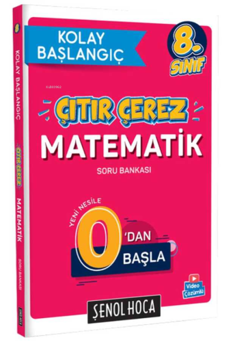 8. Sınıf Çıtır Çerez Matematik | Kolektif | Şenol Hoca Yayınları