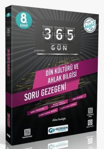 8.Sınıf Din Kültürü 365 Gün Soru Gezegeni | Kolektif | Gezegen Yayıncı