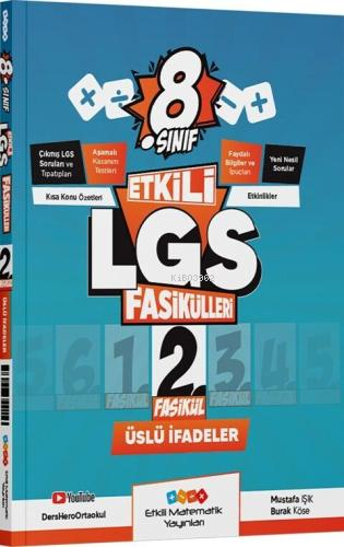 8. Sınıf Etkili LGS Fasikülleri Üslü İfadeler 2 | Burak Köse | Etkili 