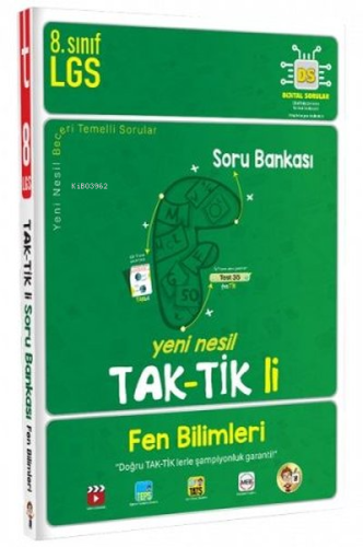 8. Sınıf Fen Bilimleri Taktikli Soru Bankası | Kolektif | Tonguç Akade