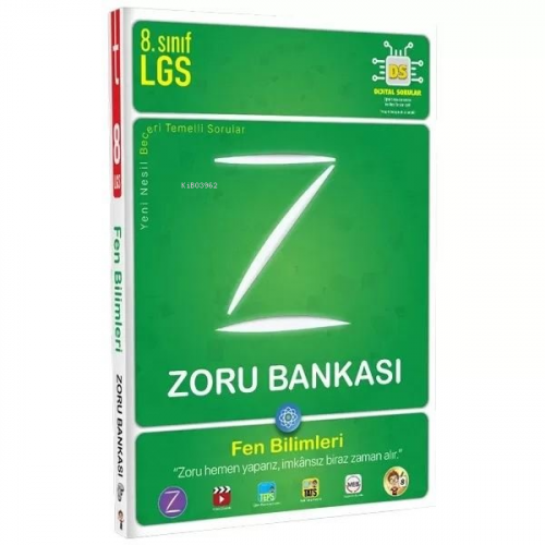 8. Sınıf Fen Bilimleri Zoru Bankası | Kolektif | Tonguç Akademi