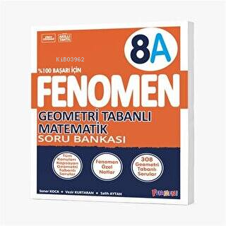 8. Sınıf Fenomen Geometri Tabanlı Matemetik Soru Bankası | Soner Koca 