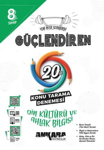 8.⁠ ⁠Sınıf Güçlendiren Din Kültürü ve Ahlak Bilgisi 20'li Konu Tarama 