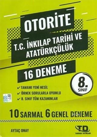 8.Sınıf İnkılap Tarihi Otorite 12 Deneme | Kolektif | Tandem Yayınları