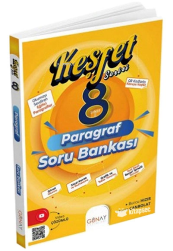 8. SINIF Keşfet Paragraf Soru Bankası | Kolektif | Günay Yayıncılık