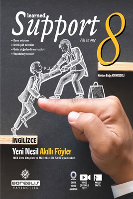 8.Sınıf Learned Support All In One 8 | Kolektif | Borealis Yayınevi