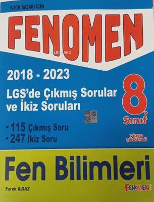 8. Sınıf LGS Fen Bilimleri Çıkmış ve İkiz Sorular 2018-2023 | Kolektif