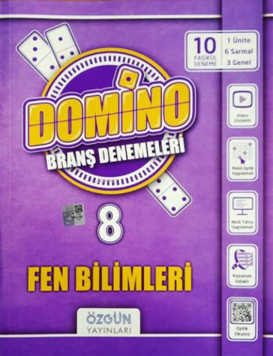 8. Sınıf LGS Fen Bilimleri Domino Branş Denemeleri | Kolektif | Özgün 