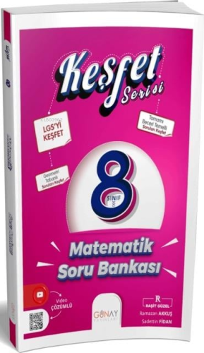 8. Sınıf LGS Matematik Soru Bankası Keşfet Serisi | Kolektif | Günay Y