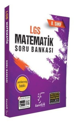 8. Sınıf LGS Matematik Soru Bankası | Rıza Buğdayoğlu | Karekök Yayınl