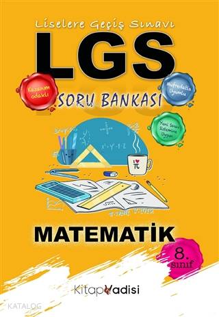 8. Sınıf LGS Matematik Soru Bankası | Hüseyin Toker | Kitap Vadisi Yay