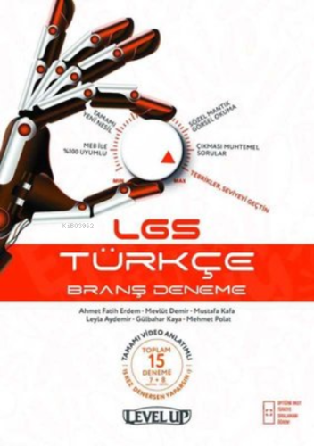 8. Sınıf Lgs Türkçe 15 Li Branş Deneme | Kolektif | Tammat Yayıncılık