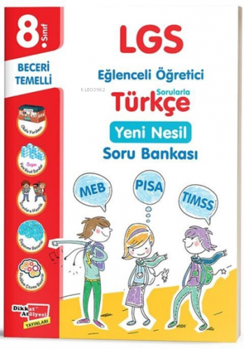 8. Sınıf LGS Türkçe Yeni Nesil Soru Bankası | Kolektif | Dikkat Atölye