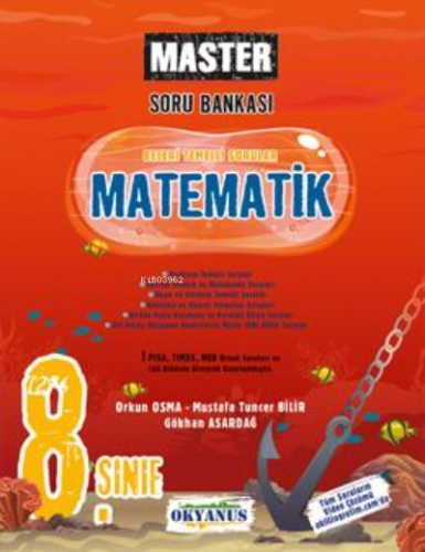 8. Sınıf Master Matematik Soru Bankası | Gökhan Asardağ | Okyanus Yayı