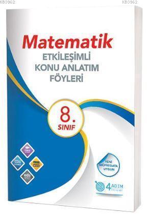 8. Sınıf Matematik Etkileşimli Konu Anlatım Föyleri | Zeki Sağatçi | 4