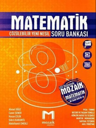 8.Sınıf Mozaik S.B. Matematik - 2023 | Kolektif | Mozaik Yayınları