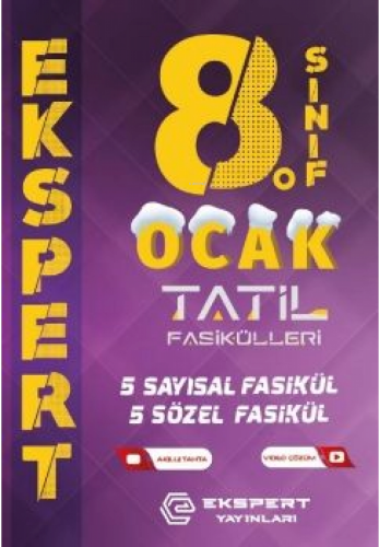 8.Sınıf Ocak Tatil Fasikülleri (5 Sayısal - 5 Sözel Fasikül) | Kolekti