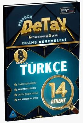 8. Sınıf Pisagor Detay 14`lü Türkçe Branş Denemesi | Kolektif | Zeka K