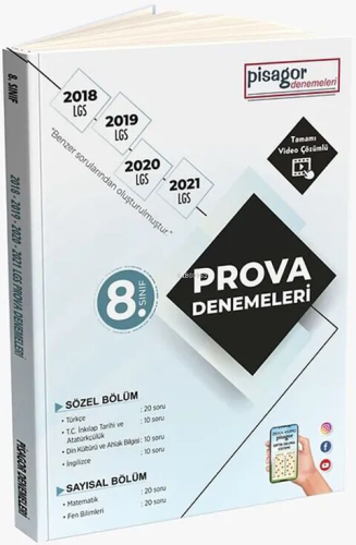 8. Sınıf Pisagor Pravo Denemeleri | Kolektif | Zeka Küpü Yayınları