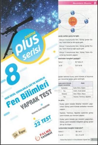 8. Sınıf Plus Serisi Fen Bilimleri Yaprak Test | Yasemin Ayan Taşdemir