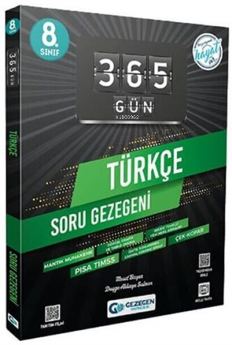 8.Sınıf Türkçe 365 Gün Soru Gezegeni | Kolektif | Gezegen Yayıncılık