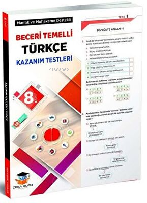 8. Sınıf Türkçe Beceri Temelli ?Kazanım Testleri | Kolektif | Zeka Küp