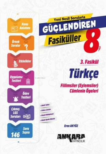 8. Sınıf Türkçe Güçlendiren 3. Fasikül Ankara Yayıncılık | Eren Akyüz 