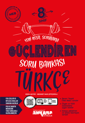 8. Sınıf Türkçe Güçlendiren Soru Bankası | Mehmet Nur Çiftçioğlu | Ank