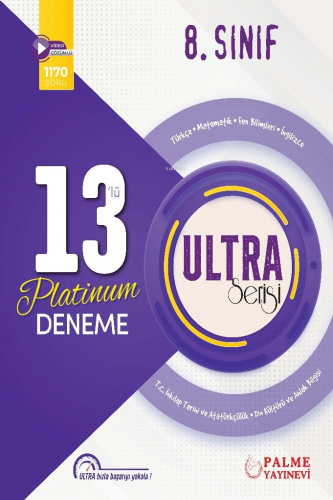 8.Sınıf Ultra 13’lü Platinum Deneme | Kolektif | Palme Yayınevi