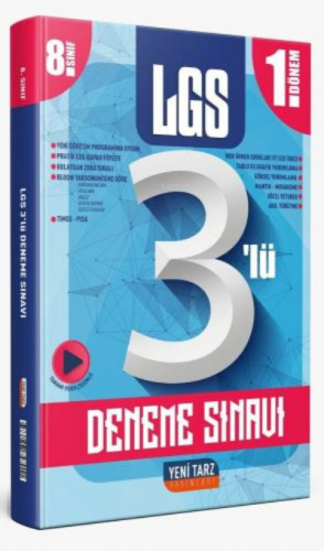 8.Sınıf Yeni Tarz *Özel* 3 Lü Deneme - 2023 | Kolektif | Yeni Tarz Yay