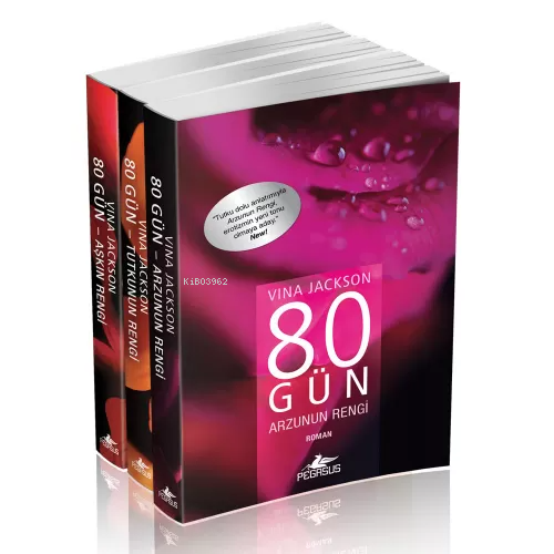 80 Gün Serisi Takım Set (3 Kitap) | Vina Jackson | Pegasus Yayıncılık