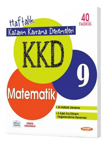 9 Matematik Haftalık Kazanım Kavrama Denemeleri (40 Fasikül) | Kolekti