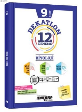 9. Sınıf Biyoloji Dekatlon 12 Deneme | Eren Akyüz | Ankara Yayıncılık 