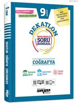 9.Sınıf Çoğrafya Dekatlon Soru Bankası | Kolektif | Ankara Yayıncılık 