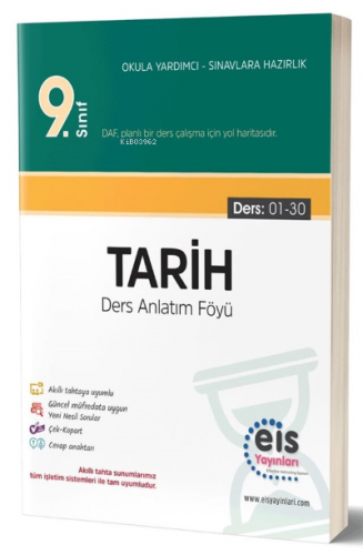 9.Sınıf DAF Tarih | Kolektif | Eis Yayınları