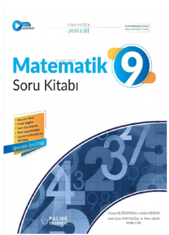 9.Sınıf Matematik Soru Kitabı | Hüseyin Buğdayoğlu | Palme Yayınevi