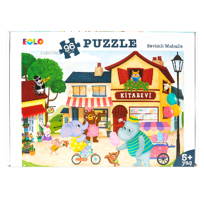 96 Parça Yer Puzzle – Sevimli Mahalle | | Eolo Yayıncılık