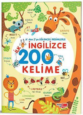 A`dan Z`ye Eğlenceli Resimlerle İngilizce İlk 200 Kelime | Iryna Pushk