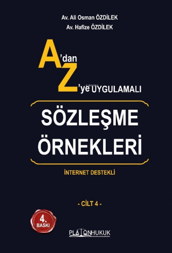 A’dan Z’ye Uygulamalı Sözleşme Örnekleri | Ali Osman Özdilek | Platon 